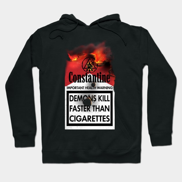 Constantine Warning Hoodie by heavyplasma